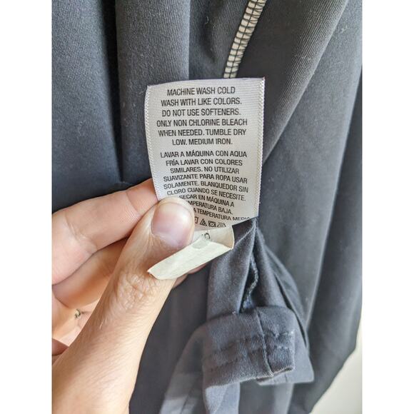 Russell Men's Rich Black Dri-Power 1/4 Zip Athletic Sweatshirt Jacket Size L - Picture 5 of 5